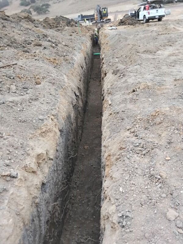 Legacy Homes – Village Square Main Dry Line Installation